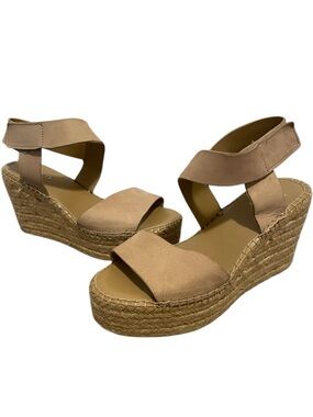 Franco Sarto espadrille wedge size 8